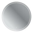 Зеркало для ванной CEZARES с лазерной гравировкой, контурной подсветкой и сенсорным выключателем 80x80, CZR-SPC-ECO-800-LED-TCH