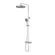 Душевой гарнитур IDDIS с тропическим душем,  изливом и термостатом, глянцевый хром, Duna, DUNSBSTi06