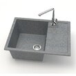 Мойка из искусственного камня Agava AGATA Тёмно-серый 645x505x218 матовая, Коллекция 151, 151/Q8