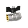Кран шаровый LD PRIDE ВР/ВР бабочка Ду15 Ру40 11б27п1, LD 47.300.15