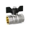 Кран шаровый LD PRIDE ВР/ВР бабочка Ду25 Ру40 11б27п1, LD 47.300.25