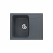 Мойка из искусственного камня Ulgran антрацит, U-201-343